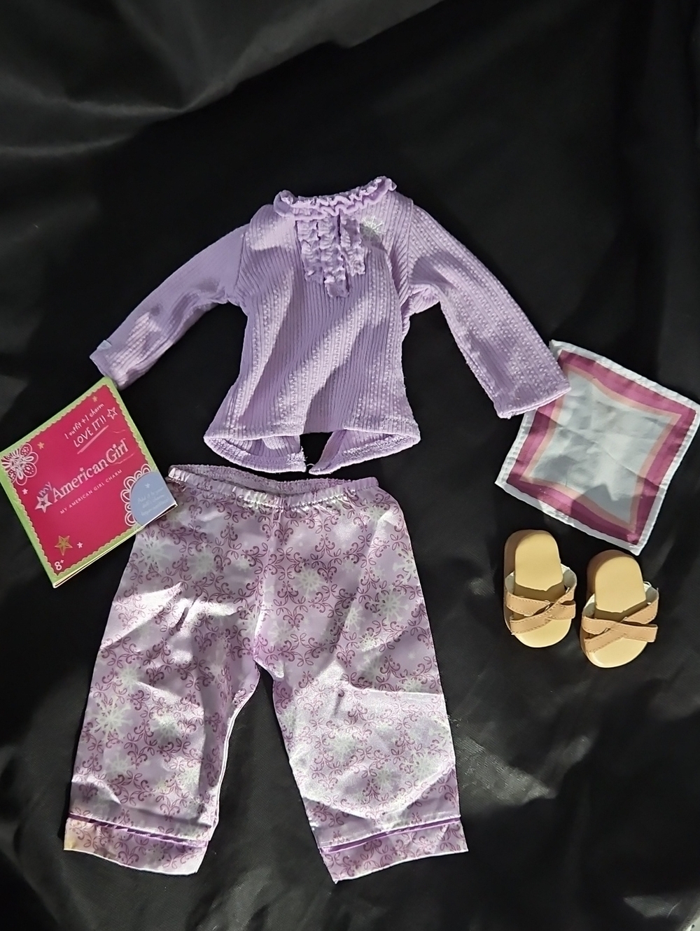 American Girl Doll Snowflake Pajamas Outfit-Retired